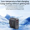 Yesido YC95 PD100W GaN Fast Charger, 2 USB-C & USB-A, UK Plug, Black - 9