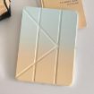 iPad Pro 13 2024 Rainbow Gradient Yellow Leather Tablet Case Holder - 2