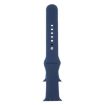 Apple Watch Band 42/41/40/38mm Dark Blue Silicone Sports Strap - 3