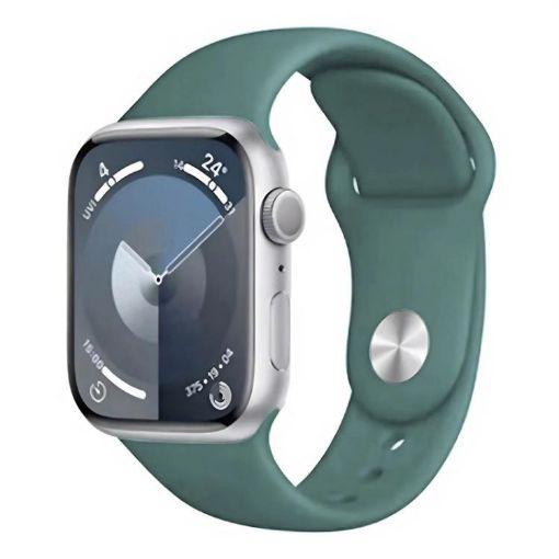 Dark Green Silicone Sports Band for Apple Watch 42/41/40/38mm - 1