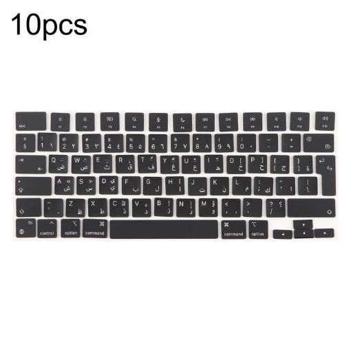 10pcs Arabic Keycaps for MacBook A2681 A2941 A3113 A3114 UK Enter Version - 1