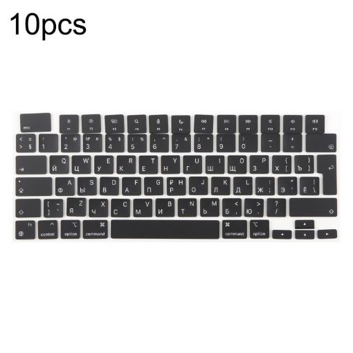 Russian Keycaps for MacBook A2681 A2941 A3113 A3114, 10pcs UK Enter Version - 1