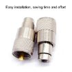 10pcs UHF Male PL259 Connector for RG8/RG58 Cable Antenna Lug - 4
