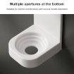 Universal Electric Toothbrush Holder Bathroom Storage Rack - White - 5
