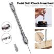 HIAIM Punch Semi-Automatic Hand Drill Set with 20 Twist Drill Bits - 4