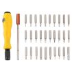 32-in-1 CRV Steel Mobile Phone Repair Tool Set - Yellow Screwdriver Kit - 1