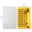 32-in-1 CRV Steel Mobile Phone Repair Tool Set - Yellow Screwdriver Kit - 2