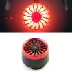 Bicycle Smart Sensor Brake Light USB Tail Light Warning Light - Red - 1