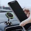 Black Alloy Magnetic Car Phone Holder - Universal Dual Ball Rotating - 2