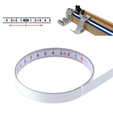 1m Sticky Scale Steel Ruler with Glue, Self-adhesive Tape Measure - 1