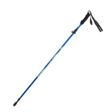 TANERDD TR-D0001 Blue Aluminum Folding Trekking Poles - Short Model - 1