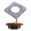 3" Hollow Square Dining Table Turntable Hardware - 2pcs Set - 8
