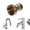 Universal Kitchen Faucet Tap Connector Adapter - Mixer Hose Joiner Fitting - 1