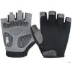 XL Black Cycling Shock Absorbing Anti-Slip Half-Finger Gloves for Fitness - 2