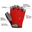 Unisex Fitness Gloves - Gym, Cycling, Yoga, Antiskid, Size S, Light Blue - 4