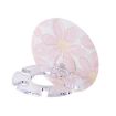 Pink Plastic Toothbrush Holder & Toothpaste Dispenser Storage - 2