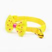 Yellow Adjustable Bow Knot Bell Collar for Cats and Dogs - Pet Supplies - 2