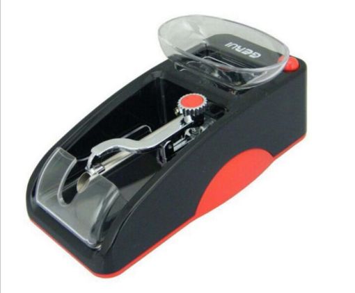 Electric Automatic Cigarette Rolling Machine, 8mm Injector, EU Plug, Red - 1