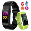 ID115 Plus Smart Bracelet: Heart Rate, Blood Pressure, Pedometer (Purple) - 2