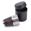 4 in 1 70ml Stainless Steel Travel Cups Set - Camping & Picnic Mugs - 5