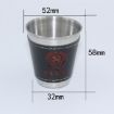 4 in 1 70ml Stainless Steel Travel Cups Set - Camping & Picnic Mugs - 6