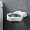 Wall-mounted Split Ashtray - Creative Personality Bathroom Accessory (White) - 4