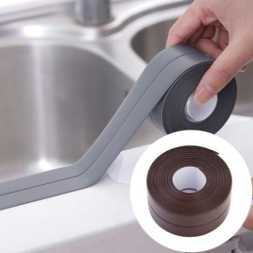 Waterproof Mold Proof PVC Adhesive Tape for Kitchen/Bathroom, 3.8cm x 3.2m - 1