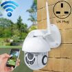 OU-A1IN PTZ 355 Infrared WiFi Smart Dome Camera, Two-Way Intercom UK Plug - 1