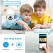 OU-A1IN PTZ 355 Infrared WiFi Smart Dome Camera, Two-Way Intercom UK Plug - 7
