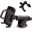 3 in 1 Car Phone Holder - Air Outlet & Suction Cup, Gray - 2