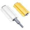 Aluminum Alloy Push-Pull Cabinet Door Drawer Bouncer, 3 PCS, Silver - 3