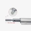 Aluminum Alloy Push-Pull Cabinet Door Drawer Bouncer, 3 PCS, Silver - 5