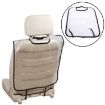 Car Seat Back Cover Protector - 2 PCS Kick Mat for Kids (Transparent) - 1