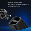 Universal Red Car Phone Holder Base - 5 PCS Air Outlet Clip Bracket - 3