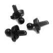 10 PCS Black Non-Slip Car Air Outlet Clip Accessories - Round Olecranon - 6