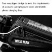 WILD MAN ES3 Hard Shell Bicycle Bag - Black 1L, Touch Screen Bike Bag - 5