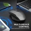 Inphic PM6 Wireless Mechanical Mouse, 6 Keys, 1600 DPI, Black, Silent Version - 4