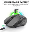 Inphic PM6 Wireless Mechanical Mouse, 6 Keys, 1600 DPI, Black, Silent Version - 8
