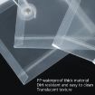 A6 Wire-Wound File Bag - 20 PCS Transparent Waterproof Storage Bags - 4