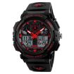 SKMEI 1270 Men's Red Waterproof Dual Display Digital Sports Watch - 1