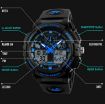 SKMEI 1270 Men's Red Waterproof Dual Display Digital Sports Watch - 4