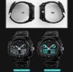 SKMEI 1270 Men's Waterproof Dual Display Digital Sports Watch - Blue - 3