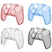 PS5-002 Wireless Controller Crystal Shell Cover for PS5 - Transparent - 2