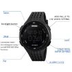 SKMEI 1219 Men's Multi-Function Electronic Outdoor Sports Watch Silver - 4
