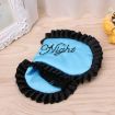 Beige Imitation Silk Satin Personalized Travel Sleep Mask Eye Cover - 4