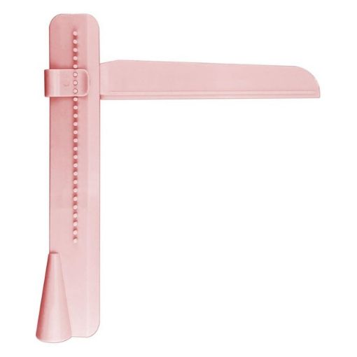 Adjustable Pink Cake Scraper Smoother Fondant Spatulas Edge Cream Tool - 1