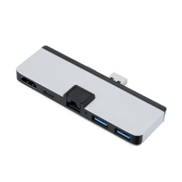 USB 3.0 HUB Docking Station for Microsoft Surface Pro 7 with Network Port - 1