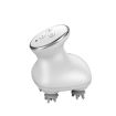 Electric Head Scalp Massager - Multifunctional Kneading & Vibration (White) - 1