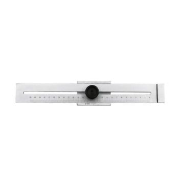 Portable Woodworking Scribing Marker Ruler 0-250mm | Precision Tool - 1