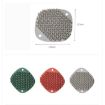 2 PCS Silicone Cleaning Brush - Non-Oily Kitchen Scouring Pad (Red) - 5